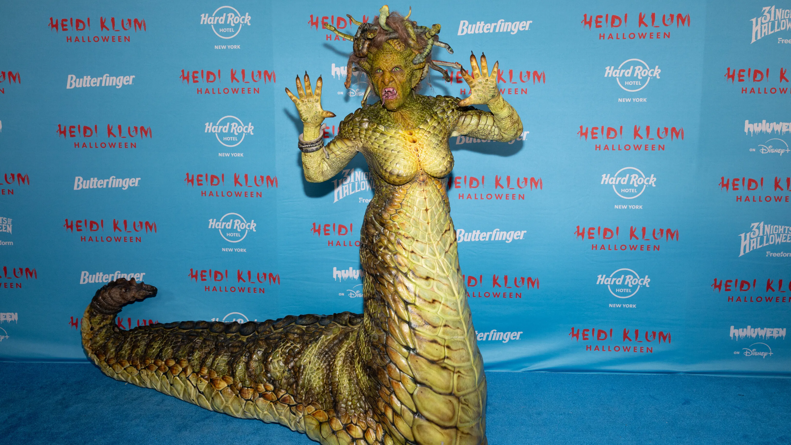 Heidi Klum Halloween costume: Klum reveals Medusa costume with husband Tom  Kaulitz for Halloween 2025 - ABC7 San Francisco