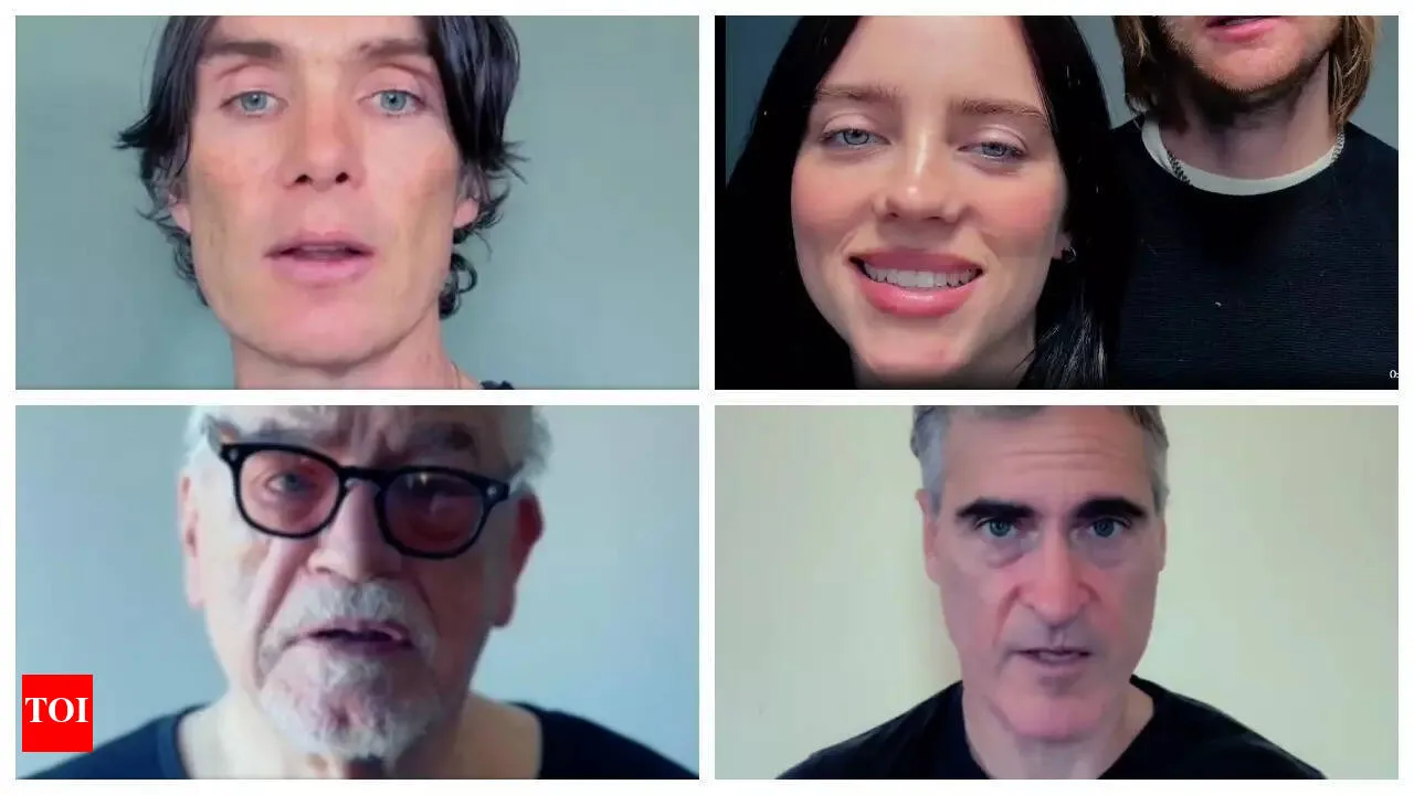 Together for Palestine: Cillian Murphy, Billie Eilish, Joaquin Phoenix and  other Hollywood stars band together; demand 'Stop the killing' -WATCH | -  The Times of India